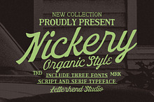 Nickery Organic Font Trio