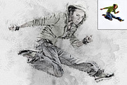 Sketch Art Photoshop Action preview 3