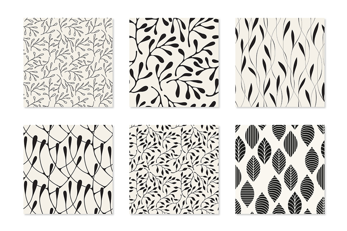 Floral Seamless Patterns Bundle, a Pattern Graphic by Curly_Pat (Photo 3 of 7)