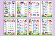 Clock Faces: Quarter Hours, a Stationery Template by Designmela01 (Thumbnail 4 of 6)