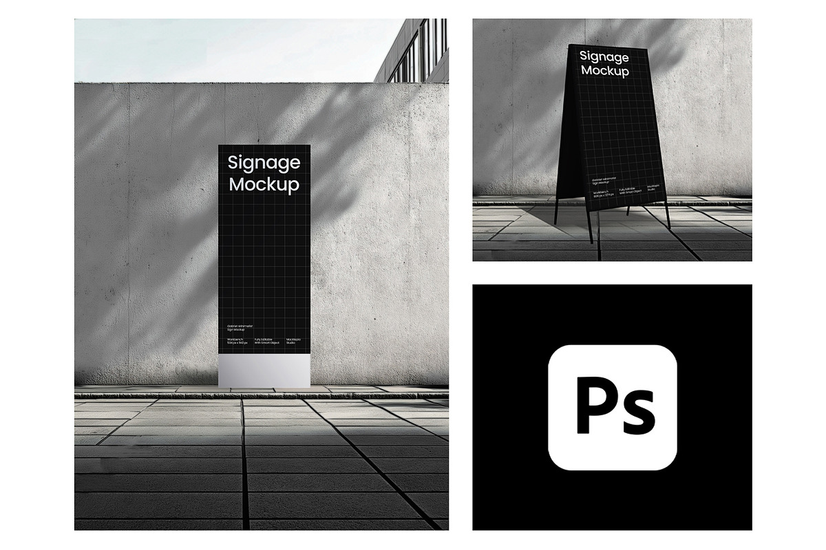 Gabriel Minimalist Signage Mockup, an Advertising Mockup by Mocktopia (Photo 6 of 8)