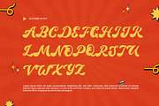 Feebroza - Script Retro Font, a Script Font by Dhabee (Thumbnail 8 of 15)