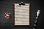 Vintage Food Menu, a Print Template by The Savory Directors (Thumbnail 3 of 3)