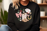 Preppy Cowgirl Coquette Png, an Illustration by Craft Nest (Thumbnail 4 of 6)