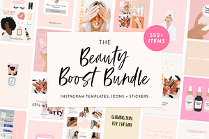 Beauty Instagram Template Bundle