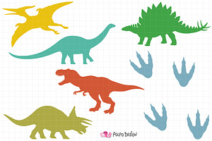 Dinosaur SVG, Eps, Dxf And Png.