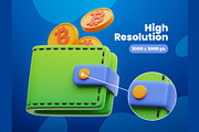Cryptocurrency 3D Icons, an Object 3D Model by Rakata Studio (Thumbnail 4 of 7)
