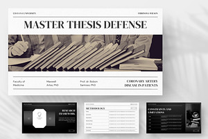 Thesis Defense Keynote, a Presentation Template by FIBRINOSÄ