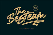 Besteam • A Brush Font, a Blackletter Font by azetypestudios.com (Thumbnail 11 of 11)