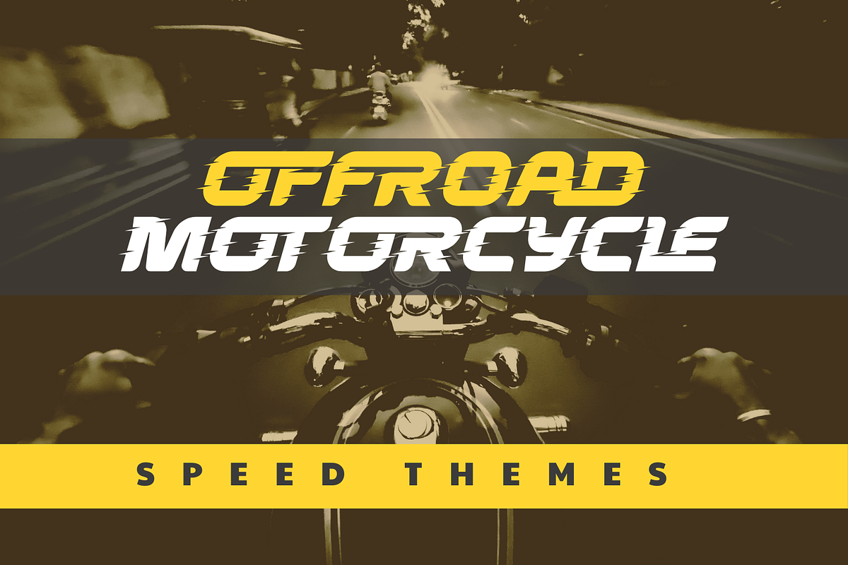 Speed Themes Font, a Sans Serif Font by 177Studio (Photo 3 of 8)