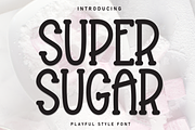 Super Sugar | Script Font, a Script Font by Scratchones (Thumbnail 1 of 8)