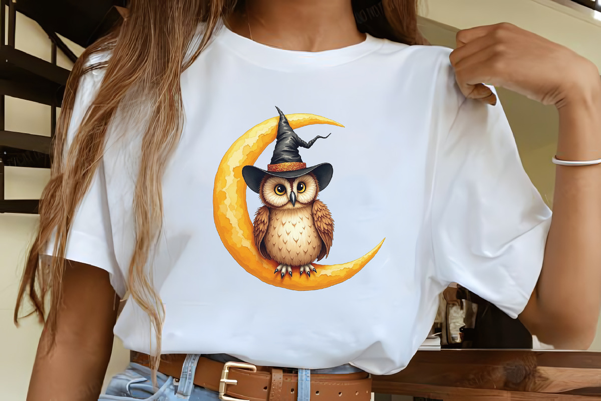 Halloween Owls with Witch Hats Clipa, an Illustration by CrexoraLab (Photo 3 of 5)