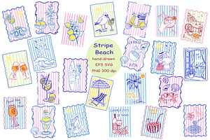 Mediterranean Summer & Stripe Beach