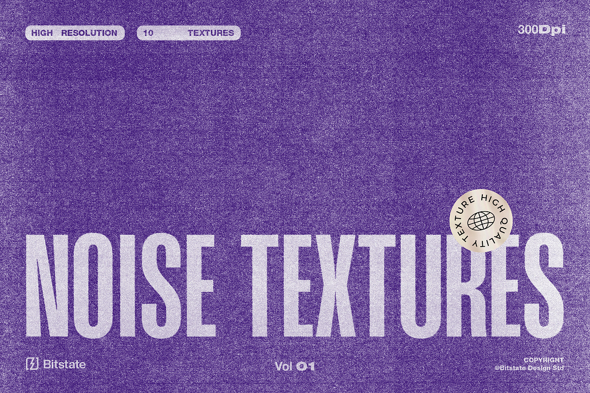 Noise Texture Overlays, a Texture Graphic by Bitstate Design (Photo 4 of 4)