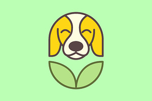 Jack Russel Dog Puppy Nature Logo