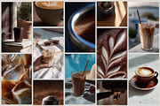 Coffee Aesthetic Background Set, a Food & Drink Photo by AI Petr Creative Agency (Thumbnail 4 of 7)