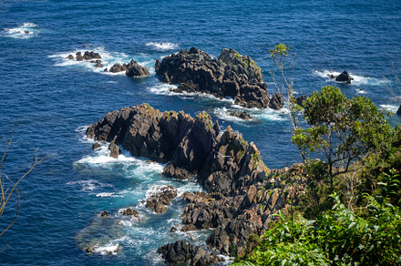 Ocean and cliffs view in Cudillero, Asturias, Spain, a Nature Photo by GoodGoods