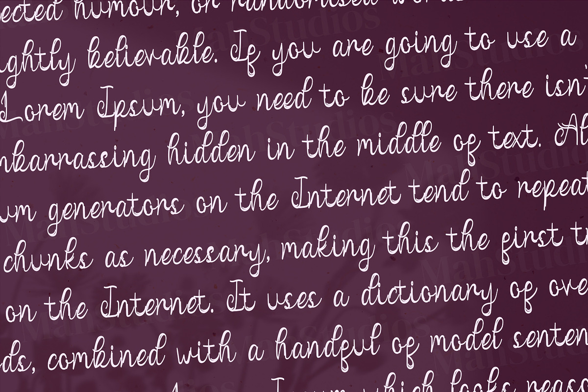 Vanadoora Script Fonts, a Script Font by mahstudios (Photo 11 of 15)