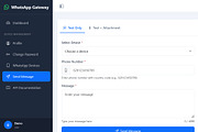 Gowaget Whatsapp Gateway Client, a HTML Template by TheFastest (Thumbnail 4 of 6)