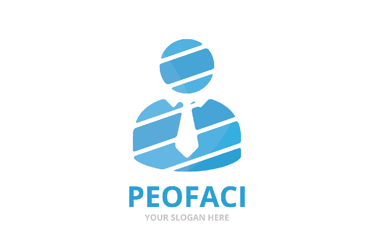 Vector man logo combination, a Branding & Logo Template by GraphiShop