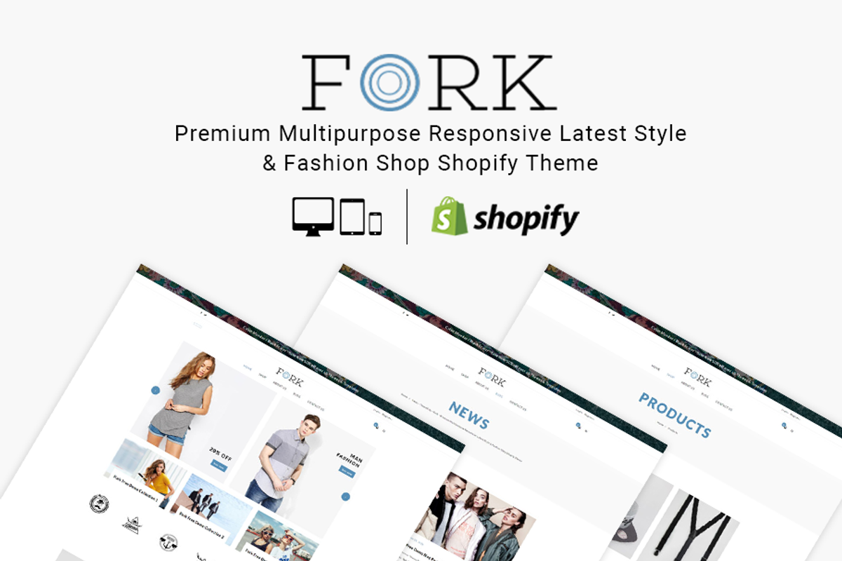 Fork Fashion Shop Shopify Theme, a Shopify Template by ThemeTidy Shopify Agency
