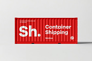 Shipping Container Mock-up, a Cups & Container Mockup by zippypixelstudio (Thumbnail 2 of 12)