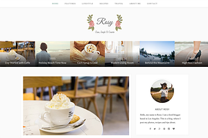 Rosy- Beautiful WordPress Blog Theme