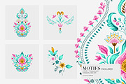 Herencia Traditional Patterns, a Pattern Graphic by LEAFure (Thumbnail 6 of 10)