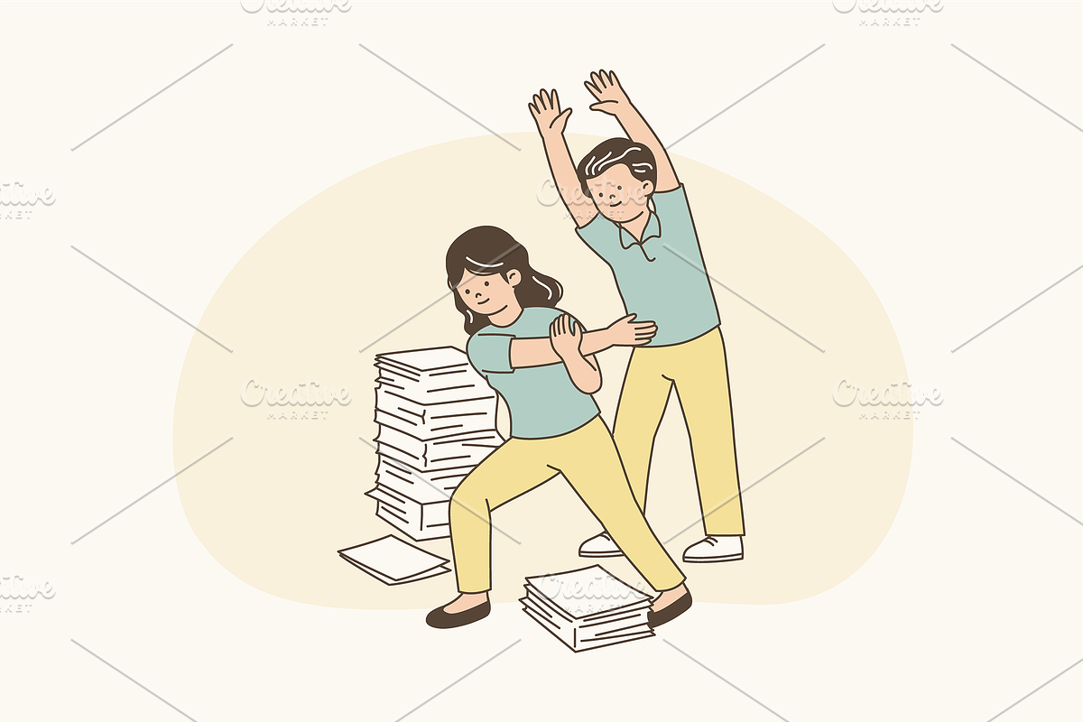 Office Life Uncut Illustration, an Object Graphic by Jump Studio (Photo 12 of 12)