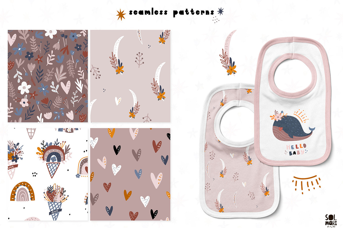 BOHO dreams, a Pattern Graphic by solmariart (Photo 3 of 9)