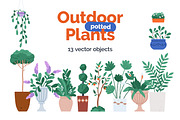House plants, flowers in pots set, an Object Illustration by Good Studio (Thumbnail 1 of 5)