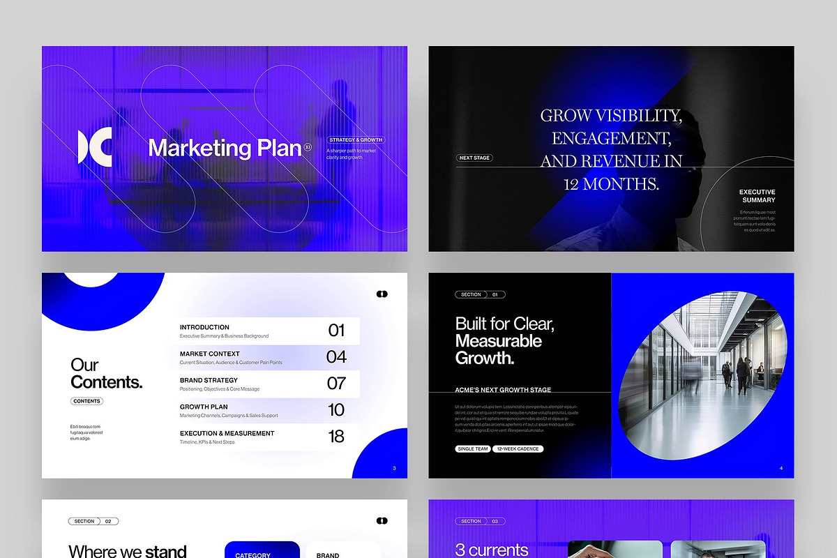 Marketing Plan Presentation Template, a Presentation Template by BrandPacks (Photo 7 of 7)