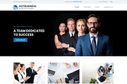 Hot Business, a WordPress Template by hot-themes (Thumbnail 1 of 6)