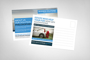 Charity Donation Postcards Template