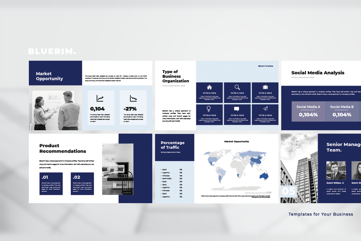 BLUERIM - PowerPoint Templates, a Presentation Template by Cotbada_studio (Photo 6 of 7)