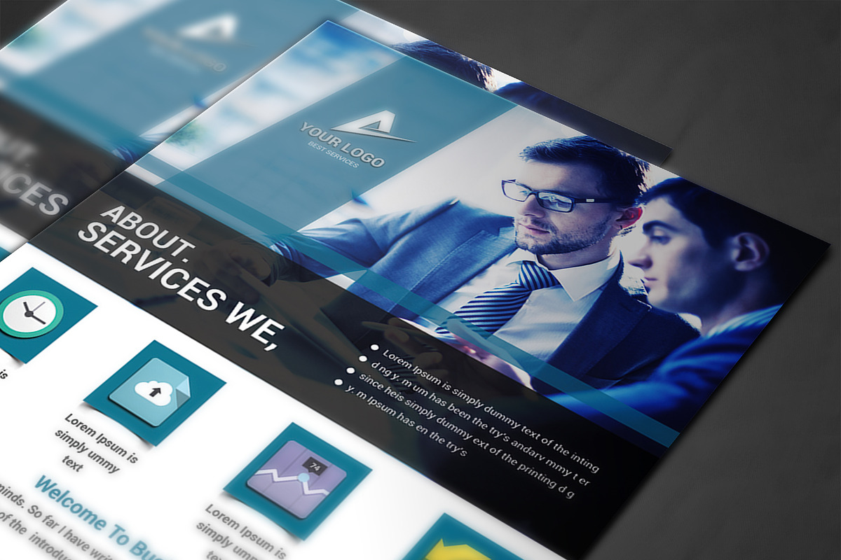 Business Planner Flyers Print Templa, a Flyer Template by AfzaalGraphics (Photo 4 of 4)