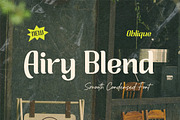 Airy Blend - Smooth Serif, a Serif Font by Salamahtype (Thumbnail 1 of 7)