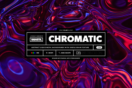 CHROMATIC - Liquid metal backgrounds