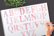 Photoshop Brushes Alphabet Painted preview 2