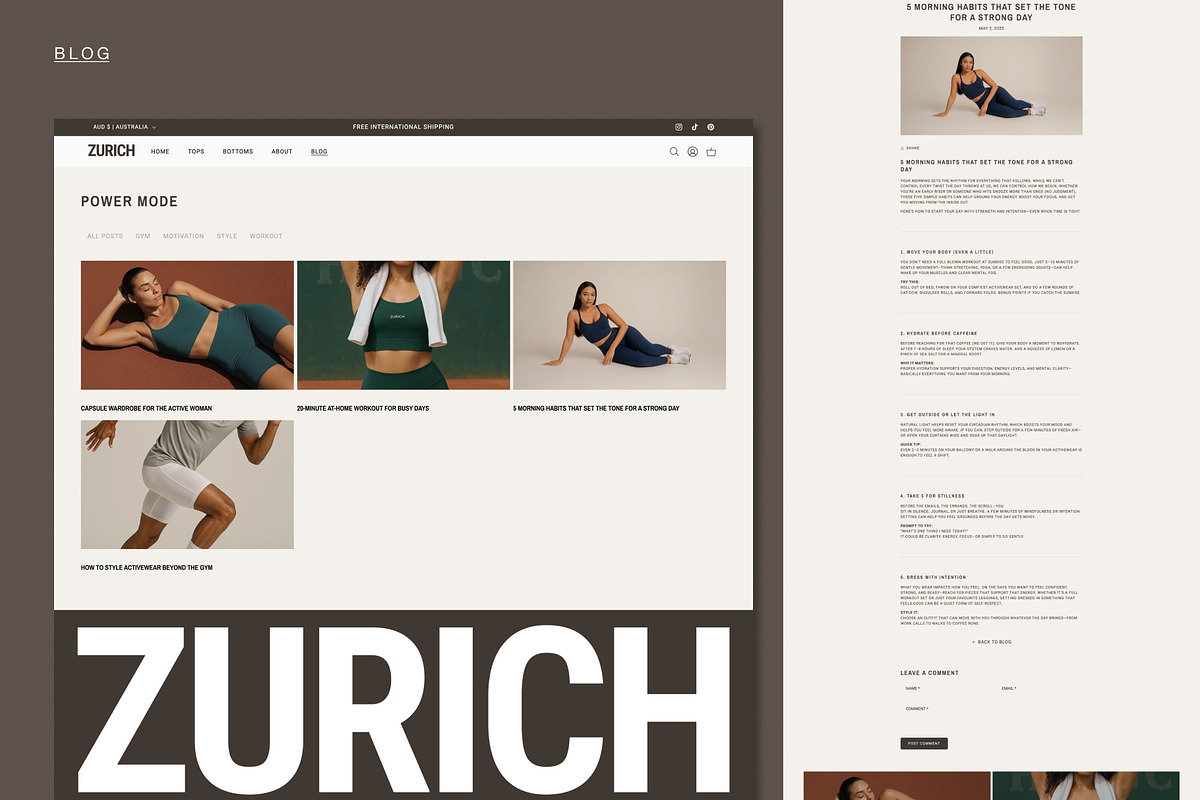 ZURICH 2.0 | Shopify Theme, a Websites & App Template by Studio Mayde (Photo 8 of 9)