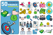 Business Finance C-Outline Set 50, a Finance Illustration by MRPOR (Thumbnail 1 of 2)