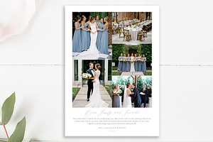 PS Canva Wedding Thank You Card