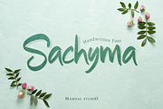 Sachyma, a Script Font by Mabhal Studio (Thumbnail 1 of 7)