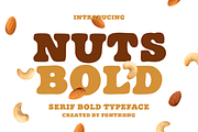 Nuts Bold – Bold Serif Typeface, a Serif Font by overlaytemplates (Thumbnail 1 of 5)