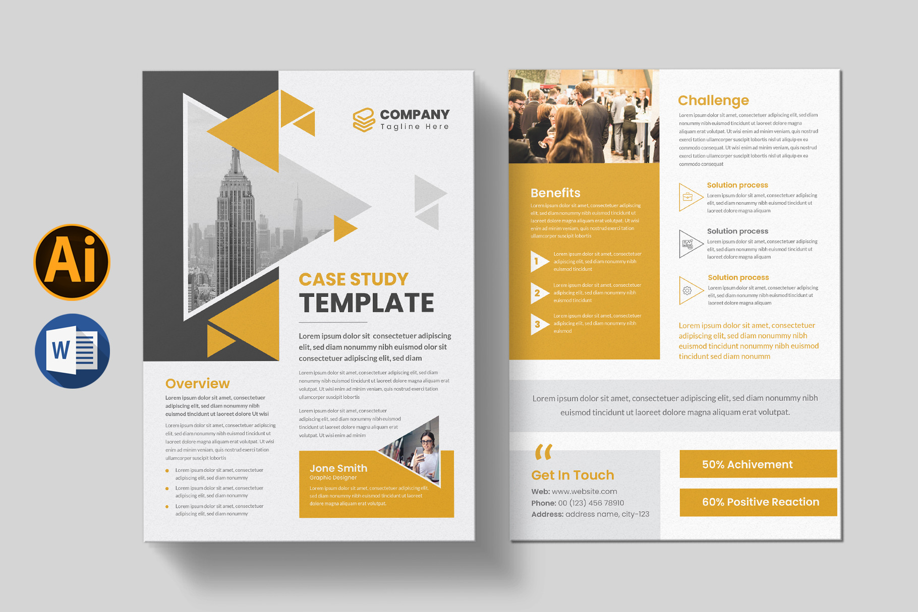 Case Study Flyer Template