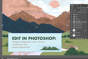 Illustrative Landscape Creator, an Object Illustration by Anugraha Design (Thumbnail 4 of 11)