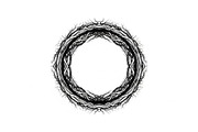 Hand Drawn Wreath Frame Bundle, an Illustration by yasushie (Thumbnail 4 of 51)
