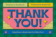 Experiflare, a Sans Serif Font by graphicook (Thumbnail 10 of 10)