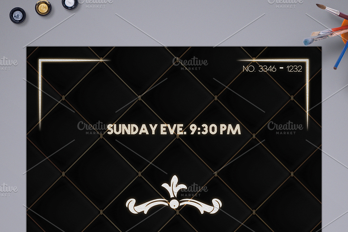 Luxury VIP Pass Card, a Card Template by Tzochko (Photo 3 of 5)