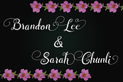 Wedding Font Italic, a Script Font by Royaltype (Thumbnail 3 of 6)